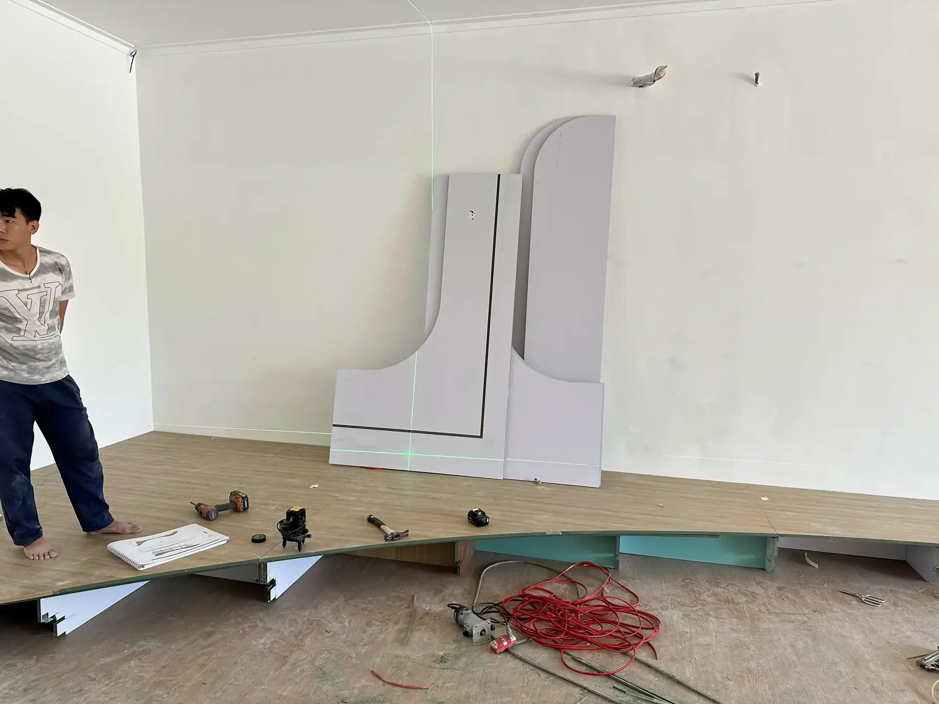 BEBE SHOP - quá trình thi công (6)