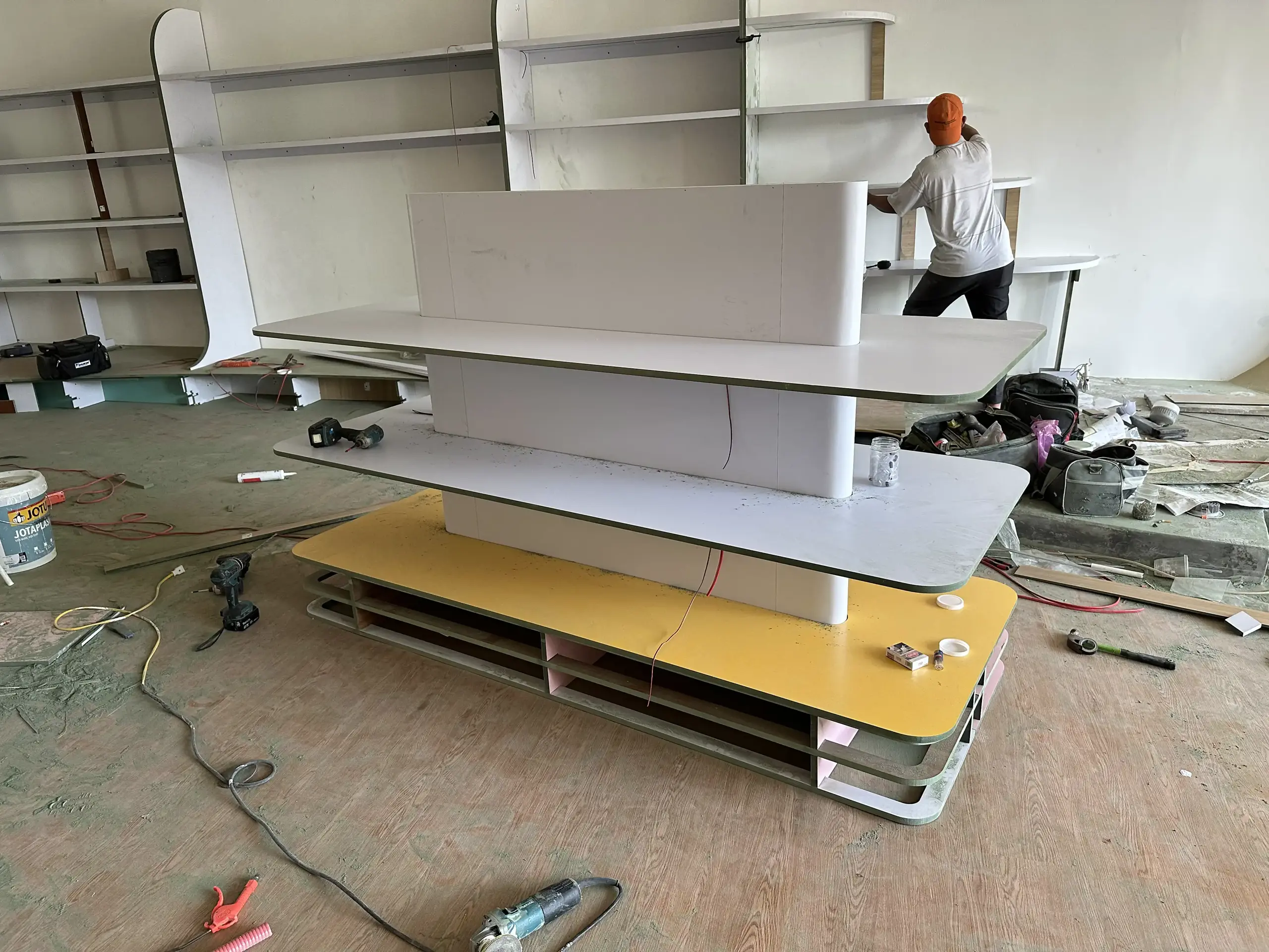 BEBE SHOP - quá trình thi công (9)