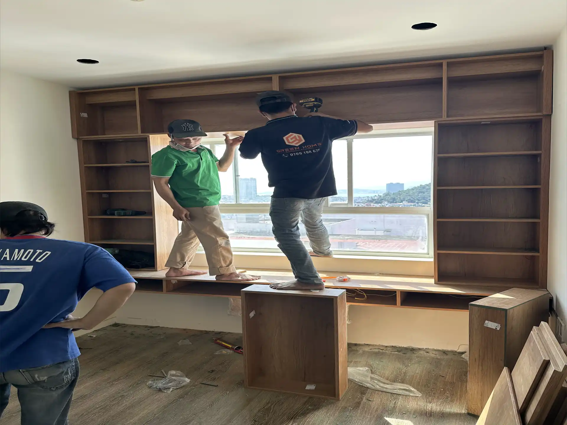 CAN HO HOANG QUAN - quá trình thi công (12)