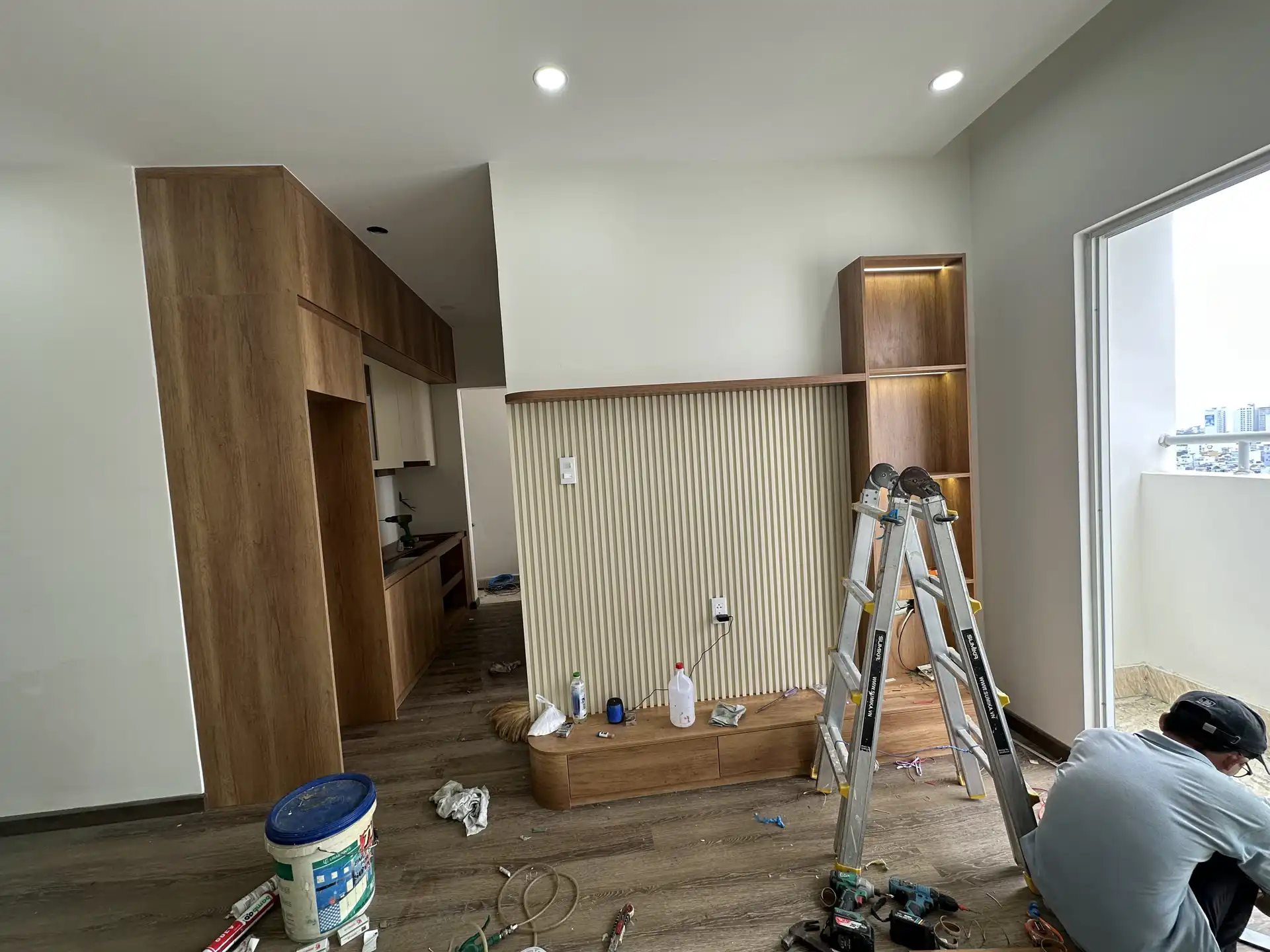 CAN HO HOANG QUAN - quá trình thi công (18)