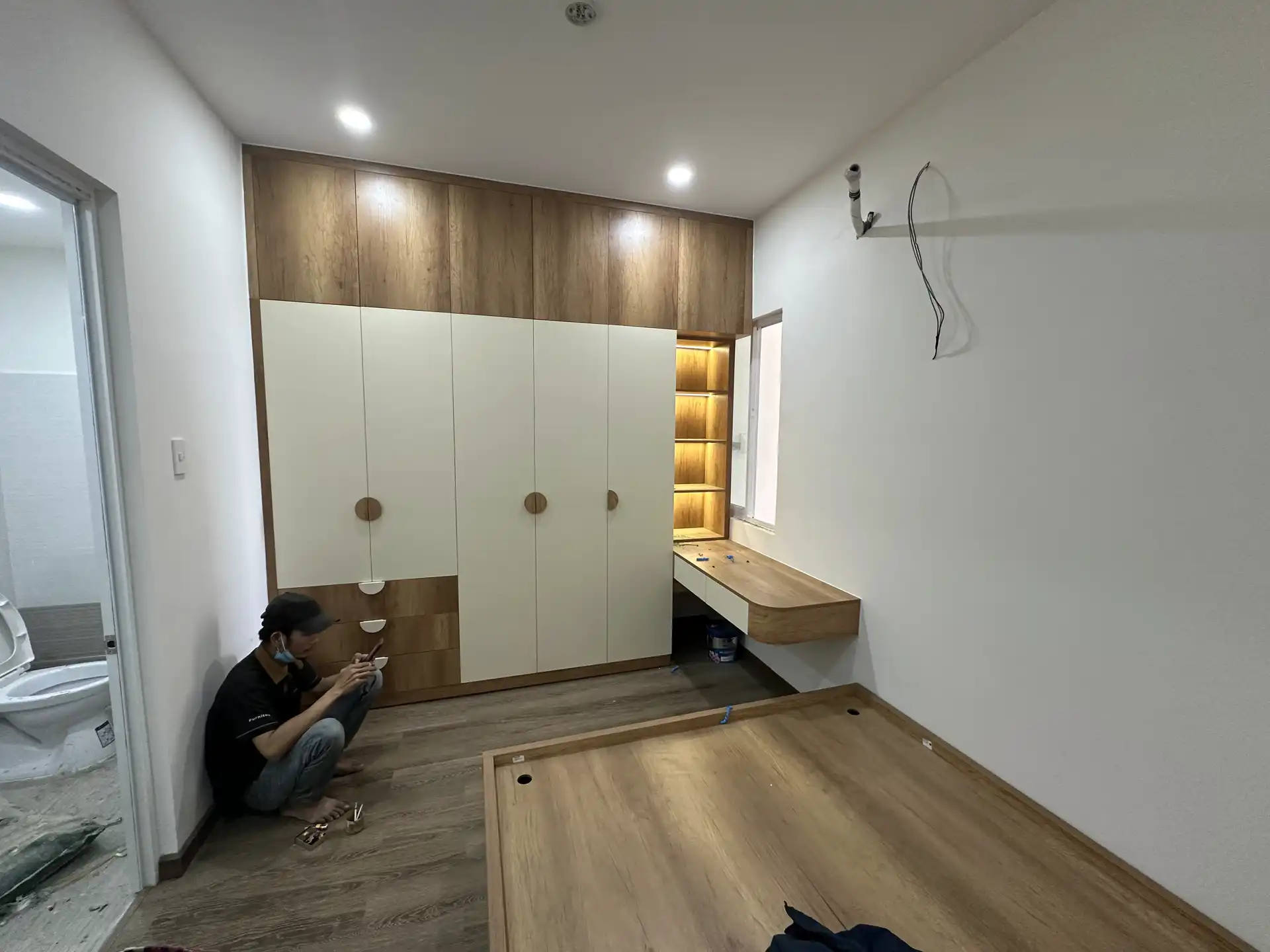 CAN HO HOANG QUAN - quá trình thi công (19)