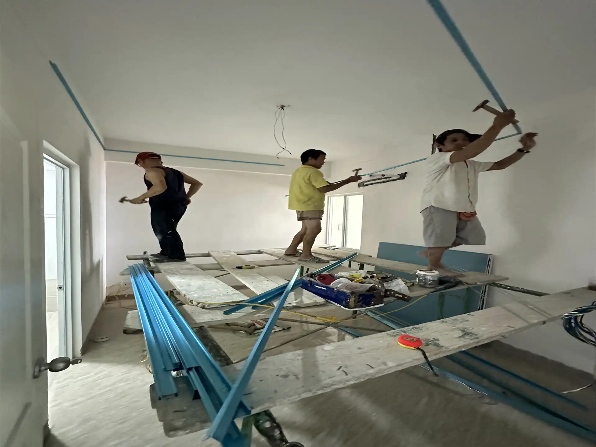 CAN HO HOANG QUAN - quá trình thi công (3)