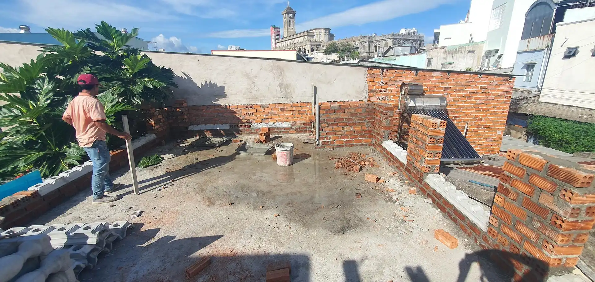 COM CA MEN - quá trình thi công (4)