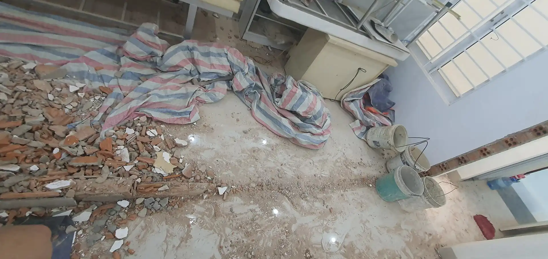 NHA CHI THAO - NGUYEN HUU HUAN - quá trình thi công (2)