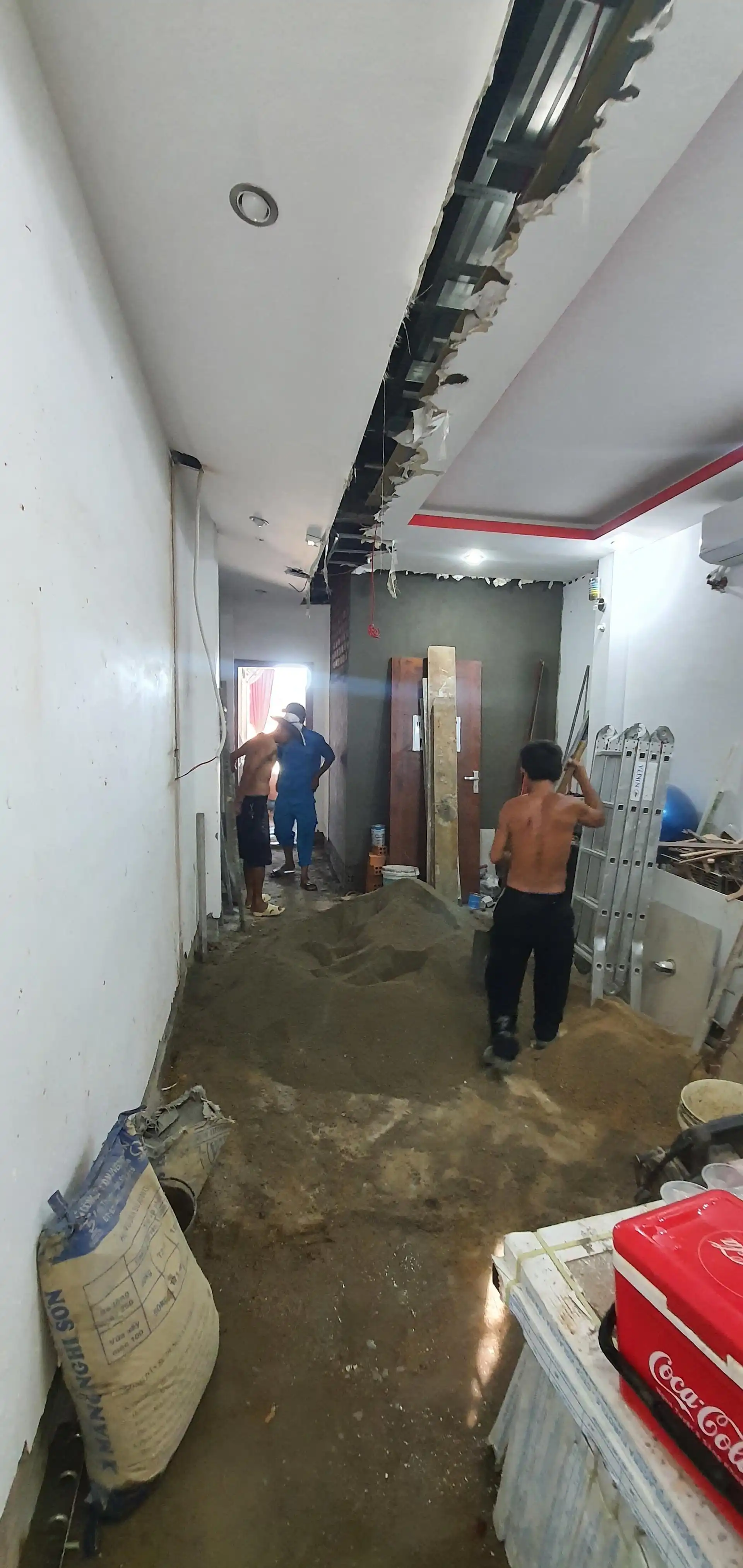 NHA CHI THAO - NGUYEN HUU HUAN - quá trình thi công (4)