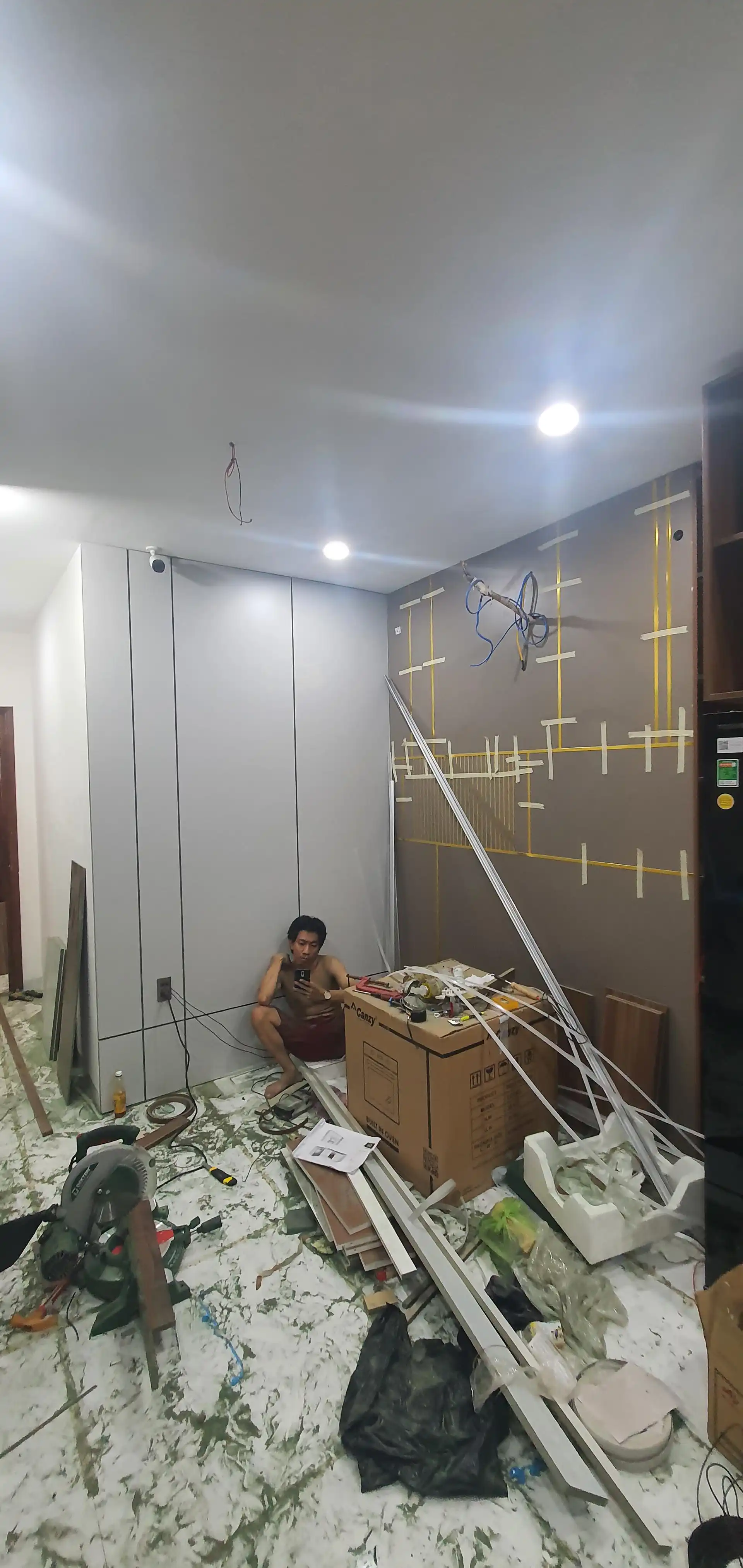 NHA CHI THAO - NGUYEN HUU HUAN - quá trình thi công (9)