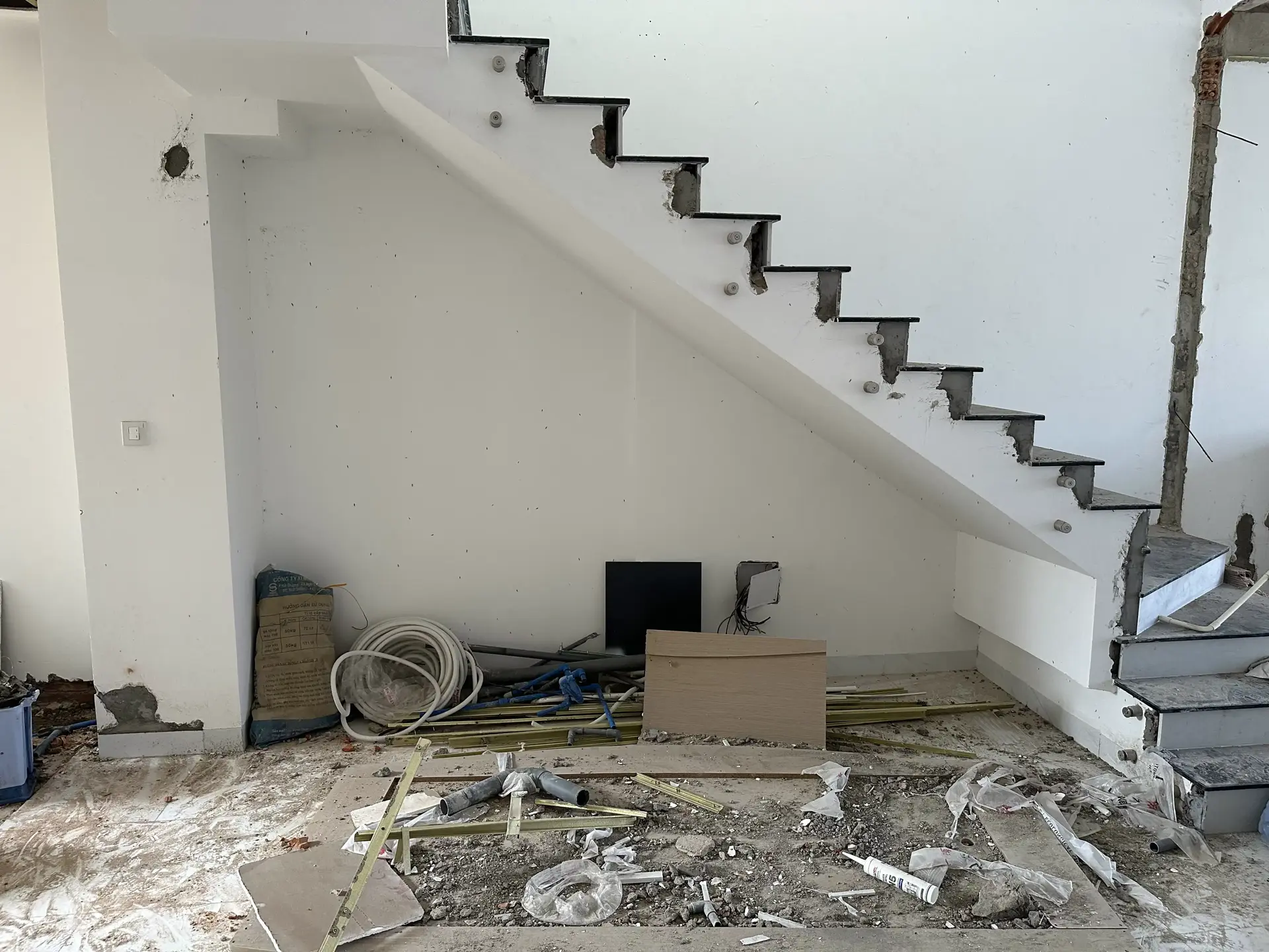 NHA MY GIA ANH THO - quá trình thi công (2)