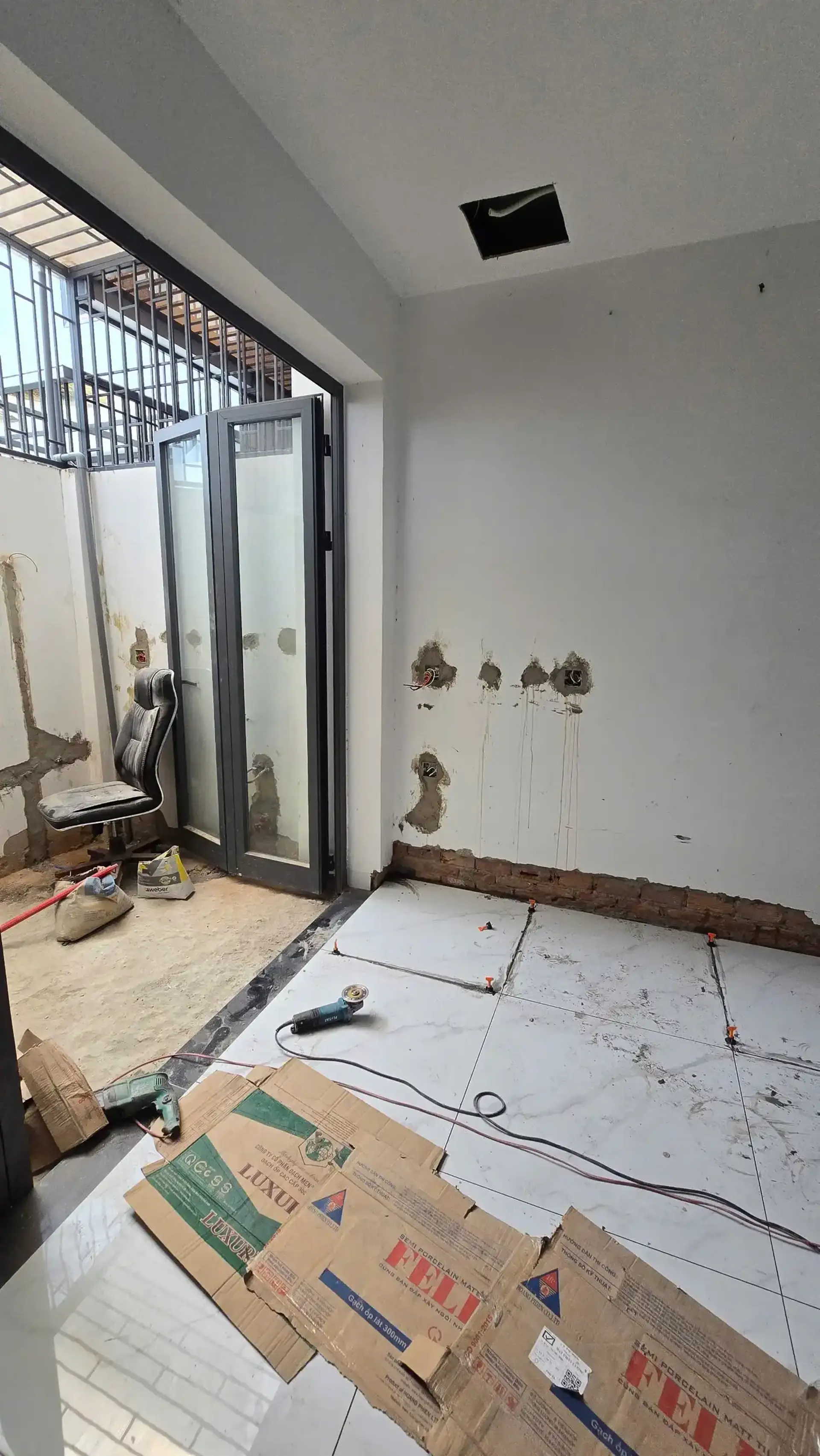 NHA MY GIA ANH THO - quá trình thi công (3)