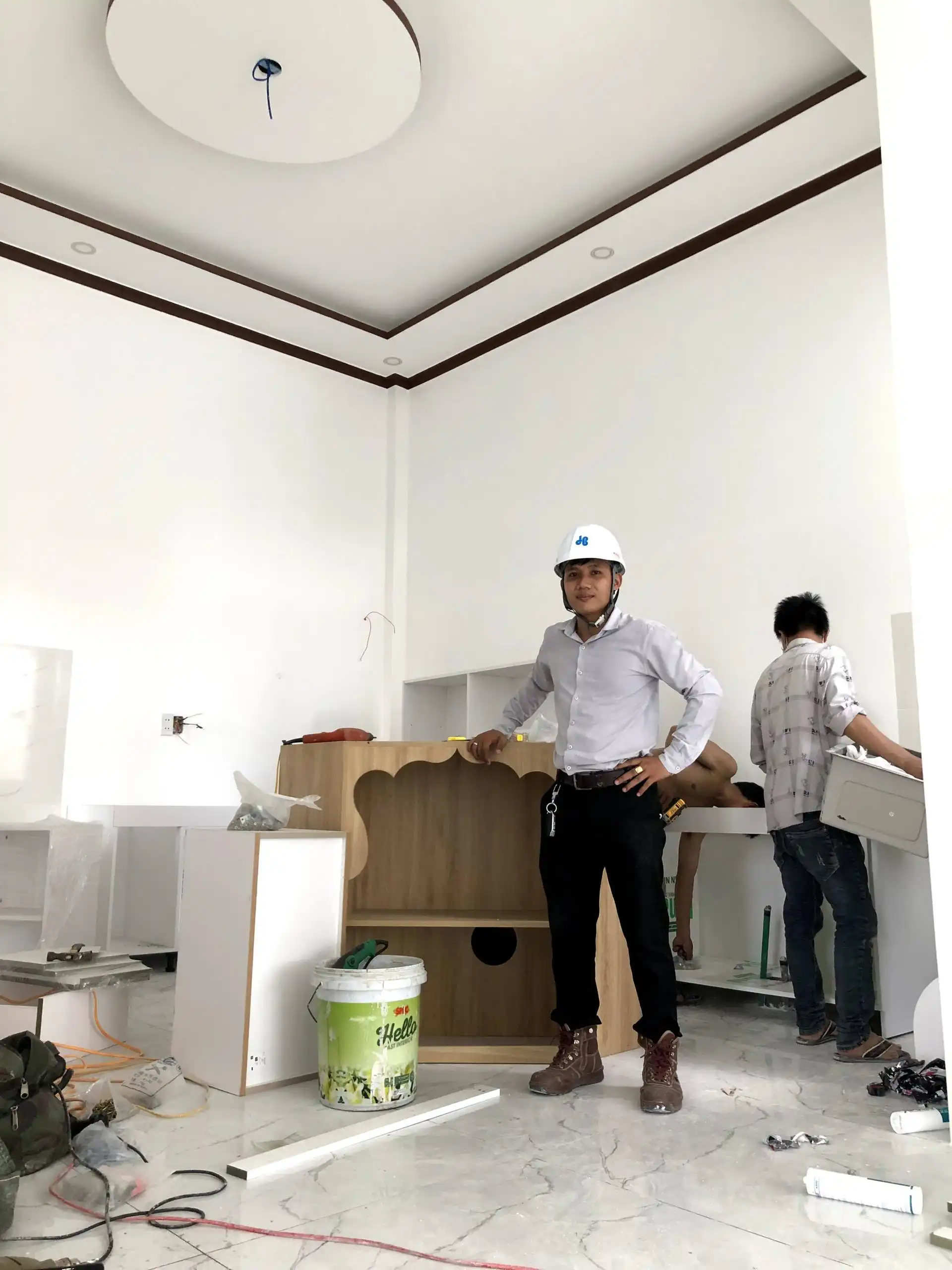 NHA PHO CAM RANH - quá trình thi công (11)