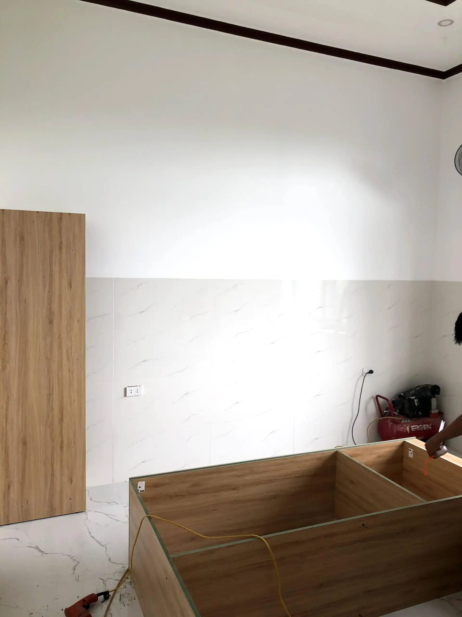 NHA PHO CAM RANH - quá trình thi công (2)