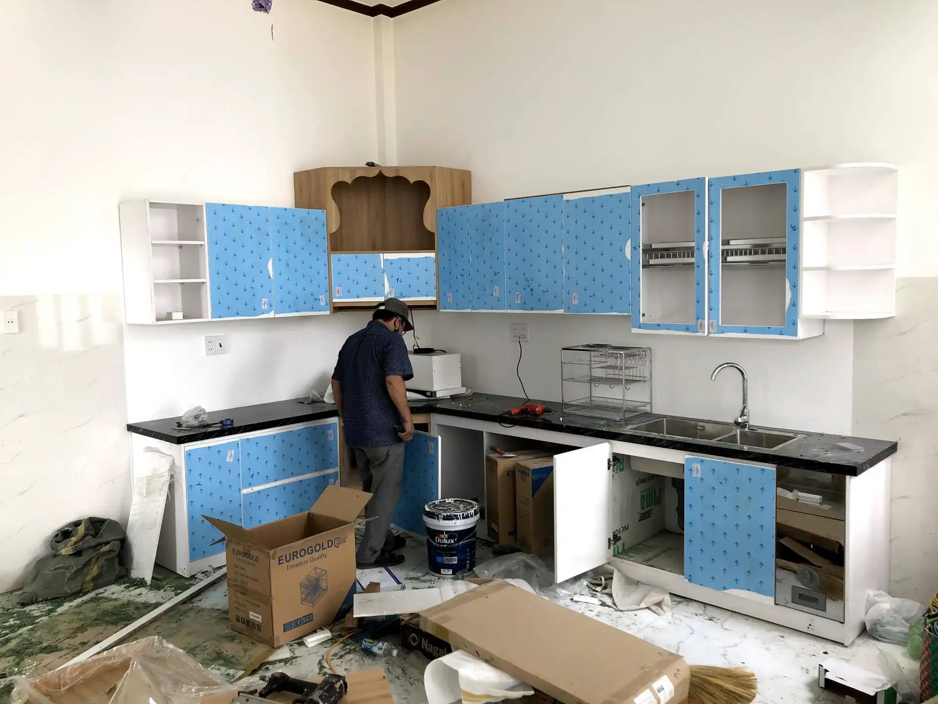 NHA PHO CAM RANH - quá trình thi công (3)