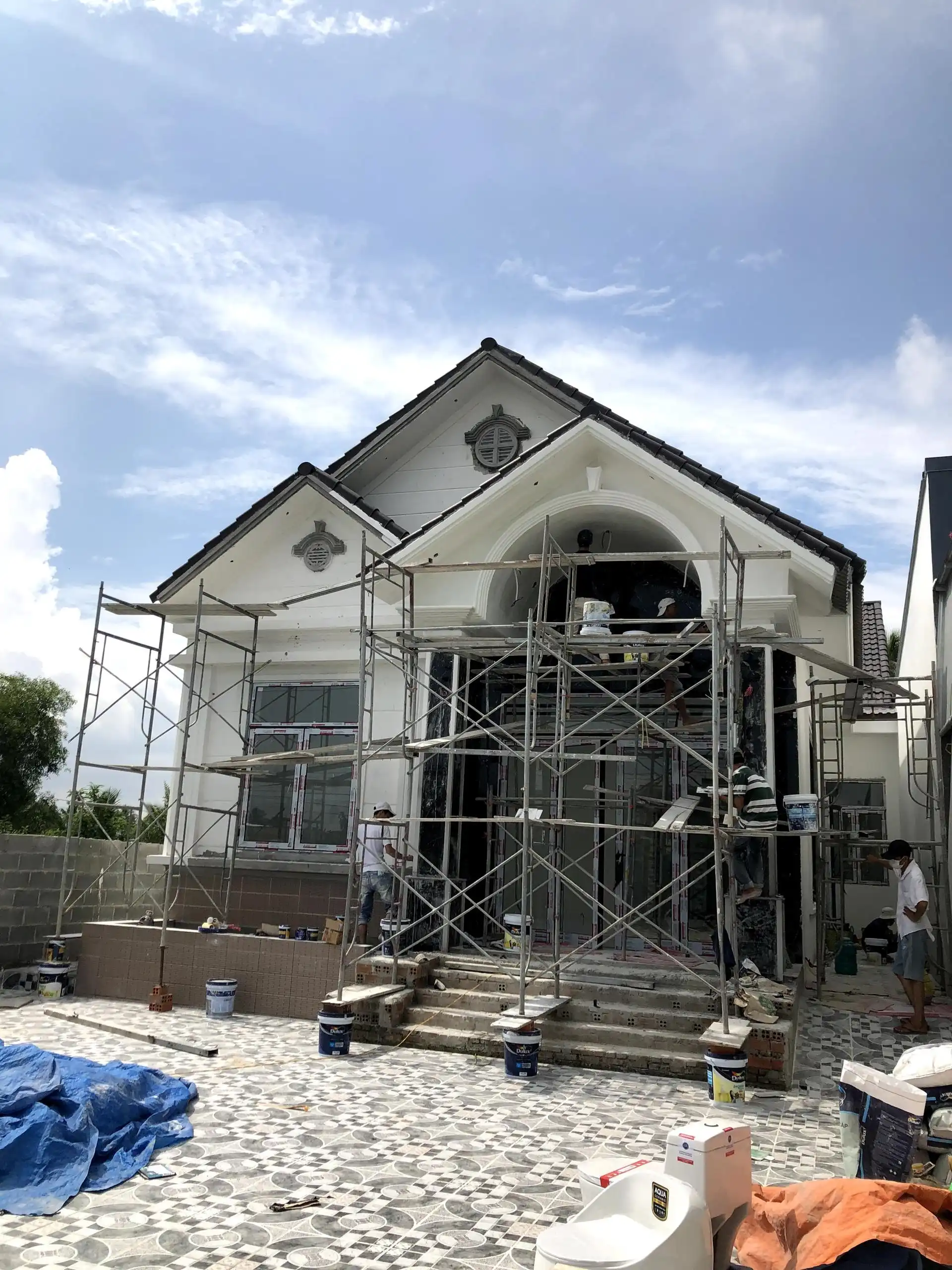 NHA PHO CAM RANH - quá trình thi công (8)